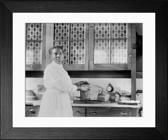 Framed Print : Inez McWhorter, was the Harding's cook in Marion, Ohio, ca. 1906-1920 Framed Print : Inez McWhorter, was the Harding's cook in Marion, Ohio, ca. 1906-1920