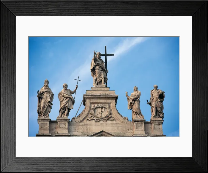 Framed Print : Galilei Alessandro, Castelli Francesco known as Borromini, Fontana Domenico, Basilica of San Giovanni in Laterano, Rome, 16th Century, travertine, polychrome marbles, stucco Framed Print : Galilei Alessandro, Castelli Francesco known as Borromini, Fontana Domenico, Basilica of San Giovanni in Laterano, Rome, 16th Century, travertine, polychrome marbles, stucco
