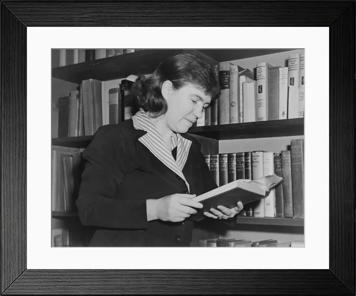 Framed Print : Dr. Margaret Mead, American cultural anthropologist, ca. 1930. (BSLOC_2015_17_188)