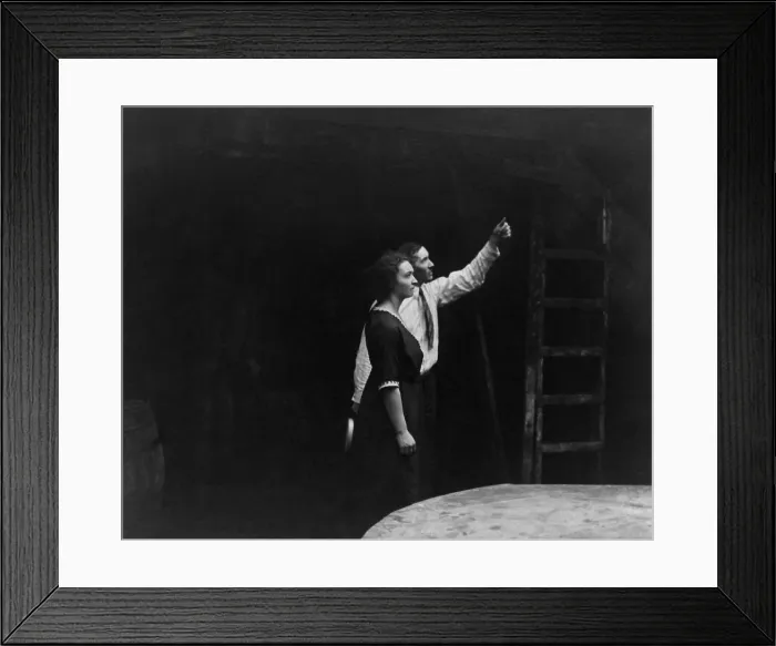 Framed Print : Physicist Irene Joliot-Curie, with a colleague at Standard Chemical Company, 1921. (BSLOC_2015_17_191) Framed Print : Physicist Irene Joliot-Curie, with a colleague at Standard Chemical Company, 1921. (BSLOC_2015_17_191)