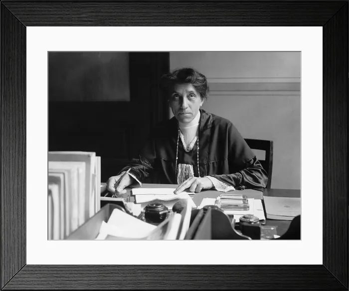 Framed Print : Julia Lathrop, Director of the United States Children's Bureau from 1912 to 1922
