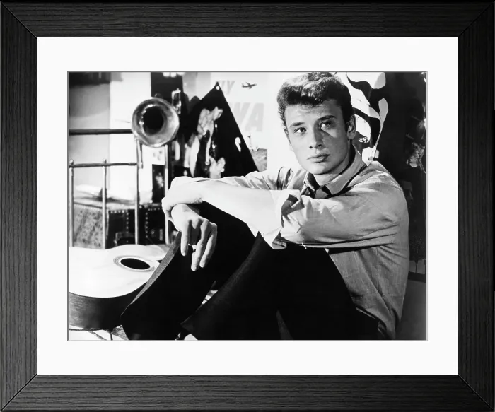 Framed Print : TALES OF PARIS, (aka LES PARISIENNES), Johnny Hallyday, 1962 Framed Print : TALES OF PARIS, (aka LES PARISIENNES), Johnny Hallyday, 1962