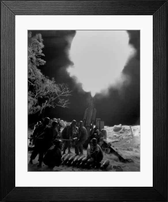 Framed Print : U.S. Artillery shells Japanese artillery positions in Balete Pass, Luzon, Philippines. April 19, 1945. World War 2. (BSLOC_2013_13_42) Framed Print : U.S. Artillery shells Japanese artillery positions in Balete Pass, Luzon, Philippines. April 19, 1945. World War 2. (BSLOC_2013_13_42)