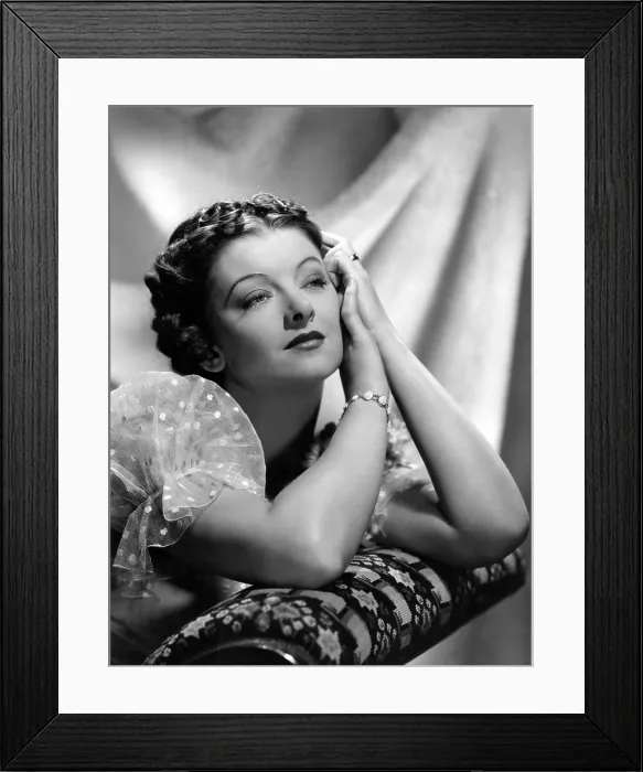 Framed Print : PARNELL, Myrna Loy, MGM photo by Clarence Sinclair Bull, 1937