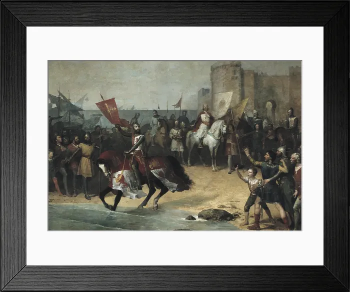 Framed Print : CABRAL Y AGUADO BEJARANO, Manuel (1827-1891); CABRAL Y AGUADO BEJARANO, Manuel (1827-1891). The Recapture of Cadiz in 1262-1264 by Alfonso X the Wise Framed Print : CABRAL Y AGUADO BEJARANO, Manuel (1827-1891); CABRAL Y AGUADO BEJARANO, Manuel (1827-1891). The Recapture of Cadiz in 1262-1264 by Alfonso X the Wise