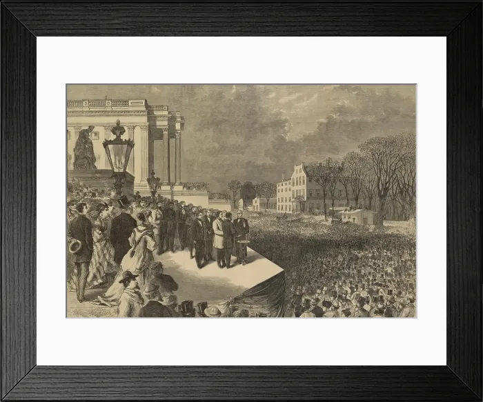 Framed Print : First inauguration of Ulysses S. Grant as President of the United States, March 4th, 1869. Chief Justice Chase administered the oath of office on the east front of the Capitol Framed Print : First inauguration of Ulysses S. Grant as President of the United States, March 4th, 1869. Chief Justice Chase administered the oath of office on the east front of the Capitol