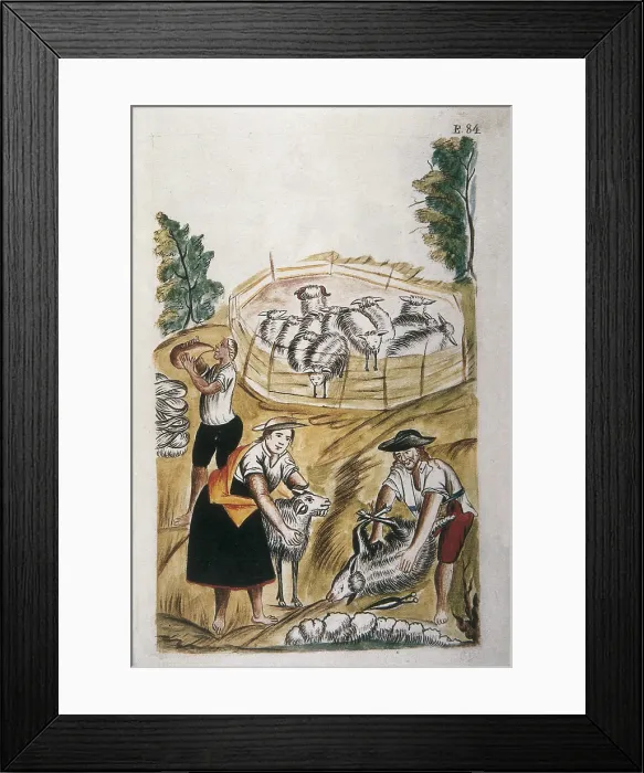 Framed Print : MARTiNEZ COMPAnoN Y BUJANDA, Baltasar Jaime (1735-1797). Trujillo del Peru en el siglo XVIII. 1782 - 1785