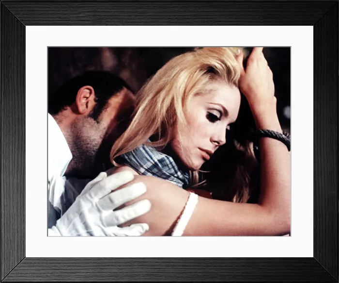 Framed Print : BELLE DE JOUR, Catherine Deneuve (right), 1967