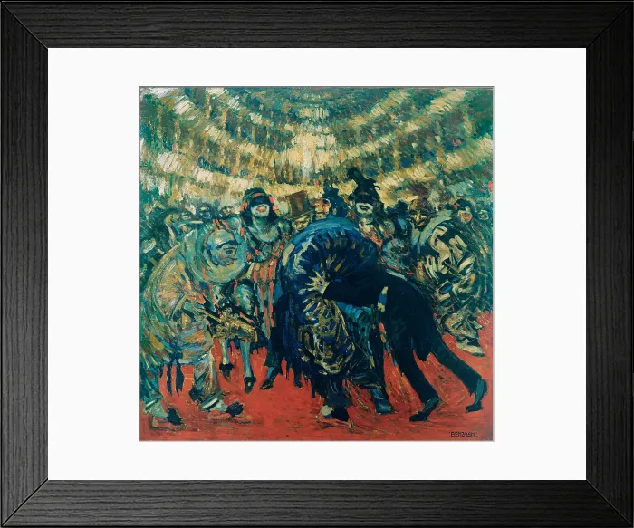 Framed Print : Bonzagni Aroldo, The Masked Ball at Scala Theater, 1912, 20th Century, oil on canvas, Italy, Piemonte, Turin Framed Print : Bonzagni Aroldo, The Masked Ball at Scala Theater, 1912, 20th Century, oil on canvas, Italy, Piemonte, Turin