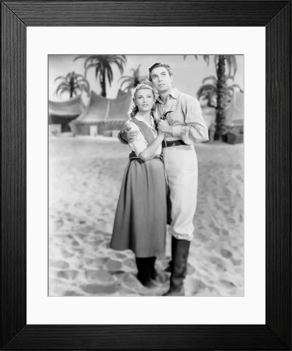 Framed Print : SUEZ, from left, Annabella, Tyrone Power, 1938, TM & Copyright 20th Century Fox Film Corp. / courtesy Everett Collection