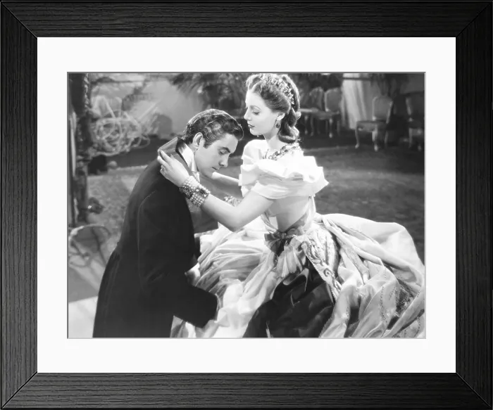 Framed Print : SUEZ, from left: Tyrone Power, Loretta Young, 1938, TM & copyright 20th Century Fox Film Corp. / courtesy Everett Collection