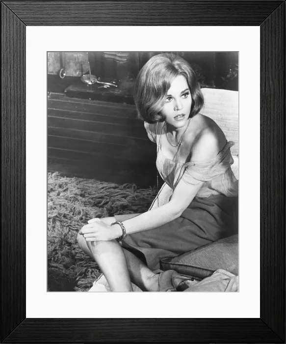 Framed Print : SUNDAY IN NEW YORK, Jane Fonda, 1963