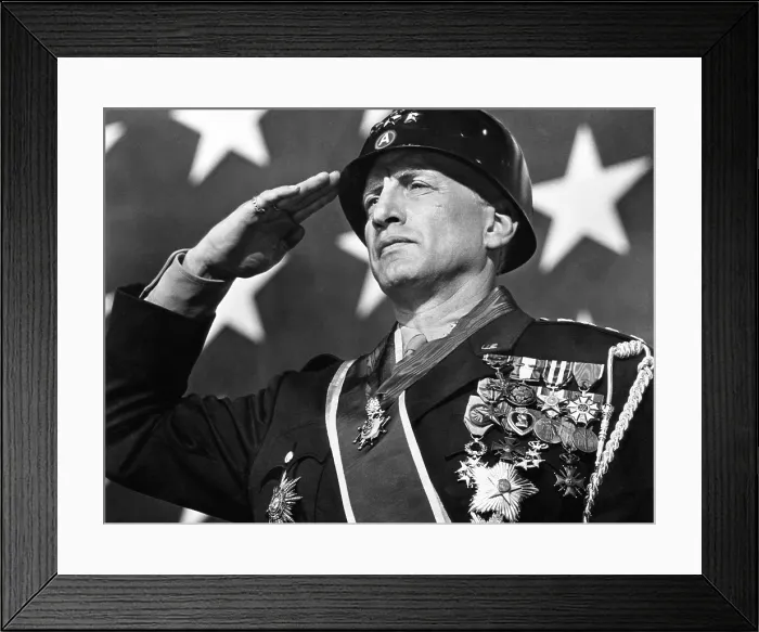 Framed Print : PATTON, George C. Scott, 1970, TM & Copyright (c) 20th Century Fox Film Corp. All rights reserved
