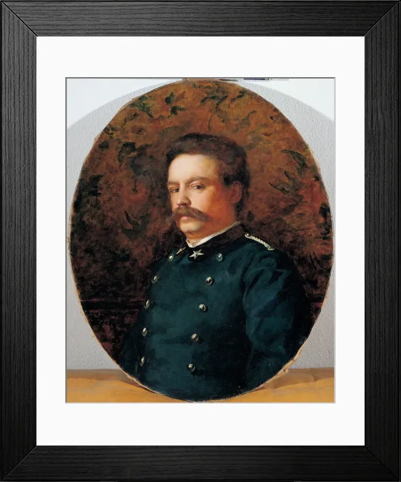 Framed Print : Cosola Demetrio, Portrait of a Carabiniere, 1875, 19th Century, oil on canvas, Private collection (156025) Everett CollectionMondadori Portfolio**US SALES ONLY**