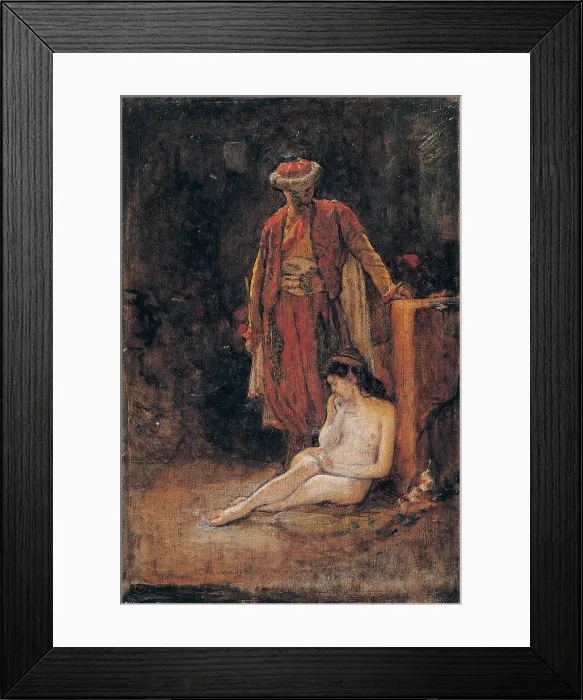 Framed Print : Cosola Demetrio, The Slave, 1875 - 1895, 19th Century, oil on canvas, private collection (156026) Everett CollectionMondadori Portfolio**US SALES ONLY**