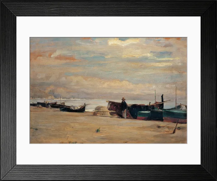 Framed Print : Cosola Demetrio, Seascape with Boat, 1875 - 1895, 19th Century, oil on panel, private collection (156018) Everett CollectionMondadori Portfolio**US SALES ONLY**