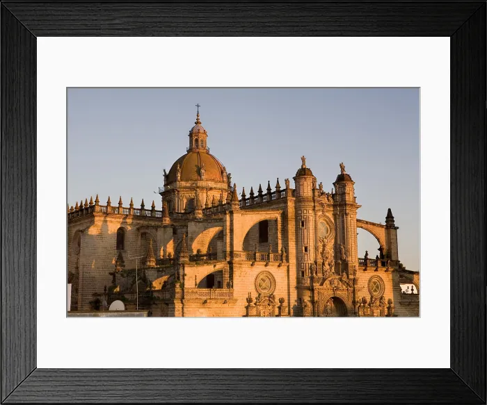 Framed Print : SPAIN. Jerez de la Frontera. Cathedral. Main facade. Gothic art. - Lucas Vallecillos / Iberfoto / Everett Collection (531904)**US SALES ONLY**