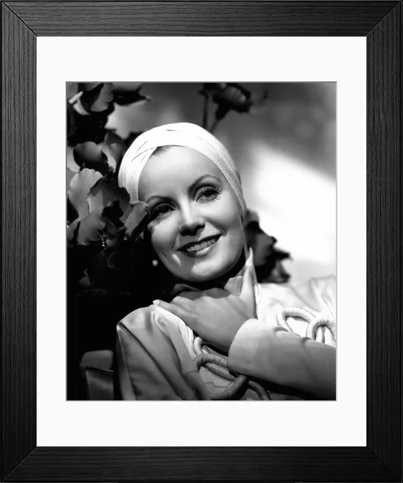 Framed Print : THE PAINTED VEIL, Greta Garbo, portrait by Clarence Sinclair Bull, 1934