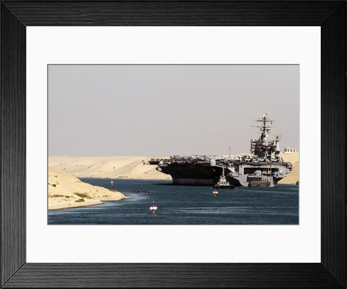Framed Print : Aircraft carrier USS HARRY S. TRUMAN passes underneath the Suez Canal Bridge in El Qantara Egypt. Dec. 1 2010. (BSLOC_2011_12_258) Framed Print : Aircraft carrier USS HARRY S. TRUMAN passes underneath the Suez Canal Bridge in El Qantara Egypt. Dec. 1 2010. (BSLOC_2011_12_258)
