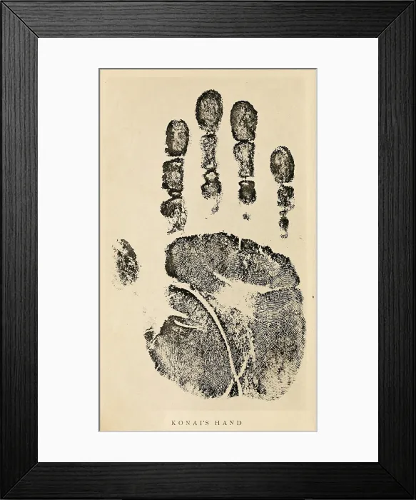 Framed Print : Hand print from India Framed Print : Hand print from India
