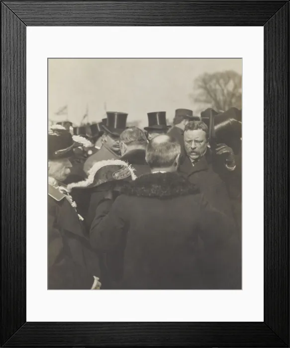 Framed Print : President Theodore Roosevelt receiving congratulations from diplomats at his inauguration. March 4, 1905 (BSLOC_2016_14_154) Framed Print : President Theodore Roosevelt receiving congratulations from diplomats at his inauguration. March 4, 1905 (BSLOC_2016_14_154)