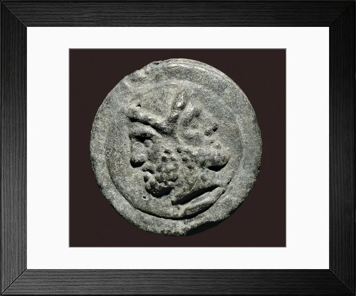 Framed Print : Roman as with a representation of the god Janus. This was the first coin ever struck by Ancient Rome. - BeBa / Iberfoto / Everett Collection (367563)**US SALES ONLY**