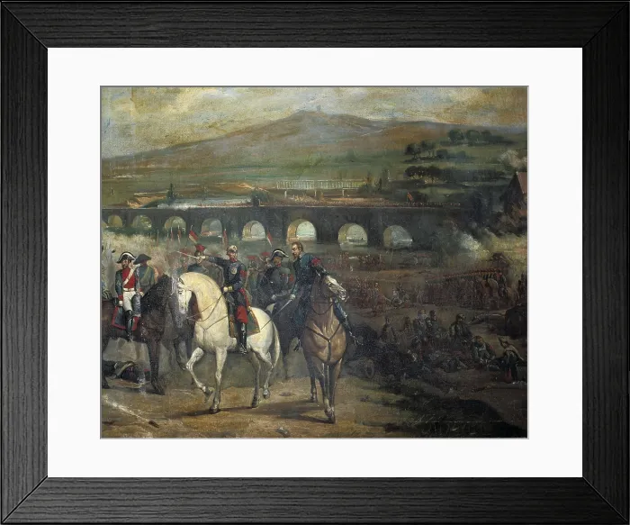 Framed Print : RODRIGUEZ DE LOSADA, Jose Maria (19th century). Battle of Alcolea. Battle near Cordoba (September 20, 1868)