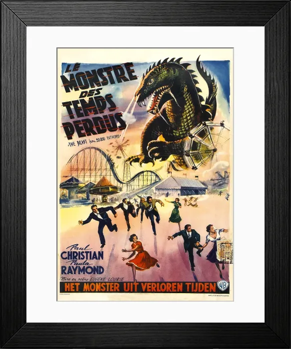 Framed Print : THE BEAST FROM 20, 000 FATHOMS, (aka LE MONSTRE DES TEMPS PERDUS), 1953 Framed Print : THE BEAST FROM 20, 000 FATHOMS, (aka LE MONSTRE DES TEMPS PERDUS), 1953