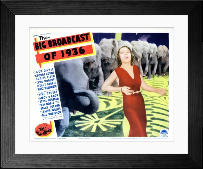 Framed Print : THE BIG BROADCAST OF 1936, Ethel Merman, 1935