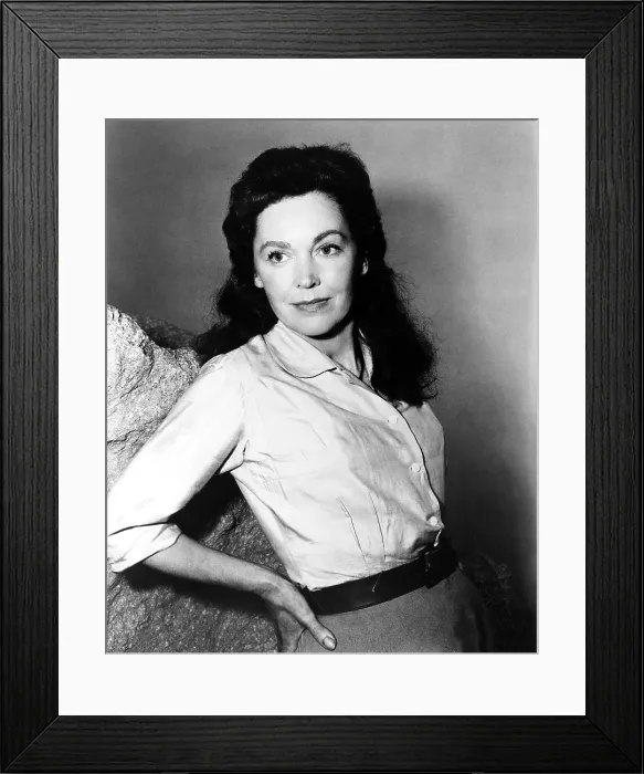 Framed Print : THE TALL T, Maureen O'Sullivan, 1957