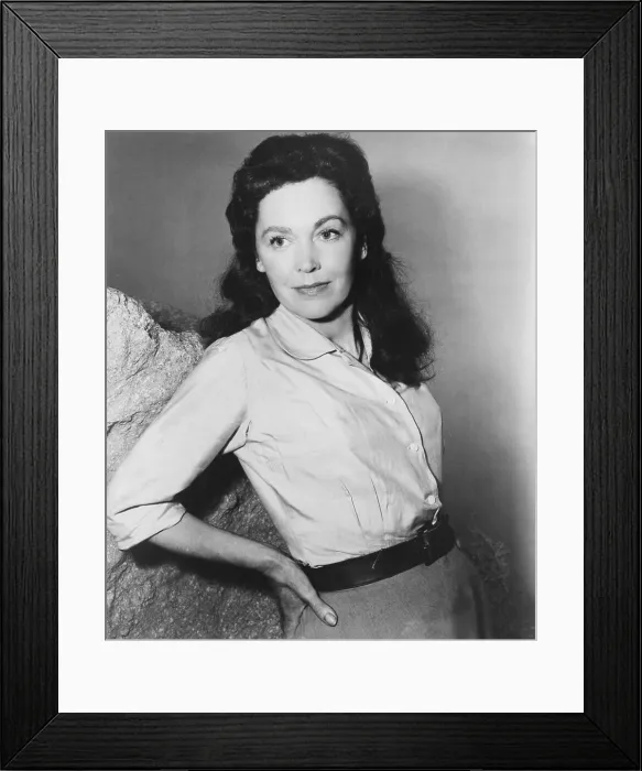 Framed Print : THE TALL T, Maureen O'Sullivan, 1957
