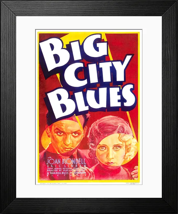 Framed Print : BIG CITY BLUES, from left: Eric Linden, Joan Blondell, 1932