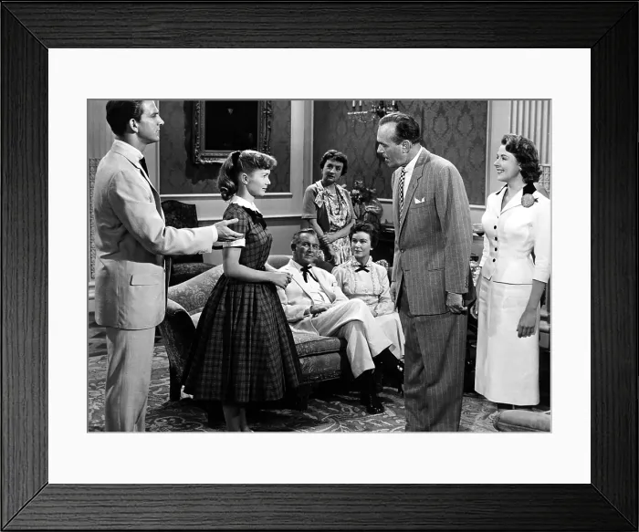 Framed Print : TAMMY AND THE BACHELOR, Leslie Nielsen, Debbie Reynolds, Sidney Blackmer, Mildred Natwick, Fay Wray, Philp Ober, Mala Powers, 1957 Framed Print : TAMMY AND THE BACHELOR, Leslie Nielsen, Debbie Reynolds, Sidney Blackmer, Mildred Natwick, Fay Wray, Philp Ober, Mala Powers, 1957