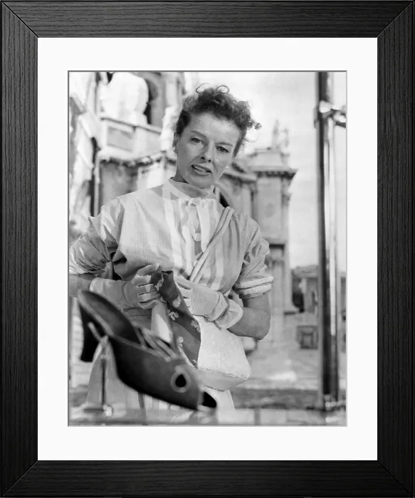 Framed Print : SUMMERTIME, (aka SUMMER MADNESS), Katharine Hepburn, 1955
