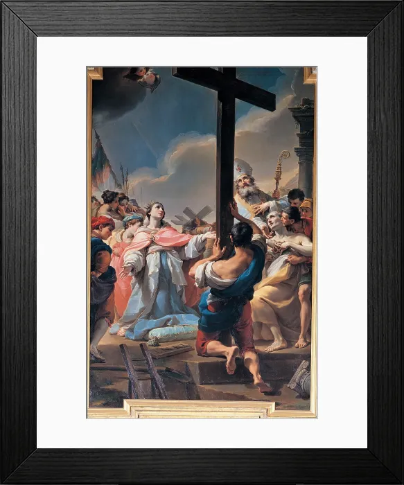 Framed Print : Gandolfi Ubaldo, St Helena Finding the True Cross, 1775, 18th Century, oil on canvas, Italy, Piemonte, Vercelli Framed Print : Gandolfi Ubaldo, St Helena Finding the True Cross, 1775, 18th Century, oil on canvas, Italy, Piemonte, Vercelli