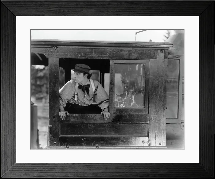 Framed Print : THE GENERAL, Buster Keaton, 1927