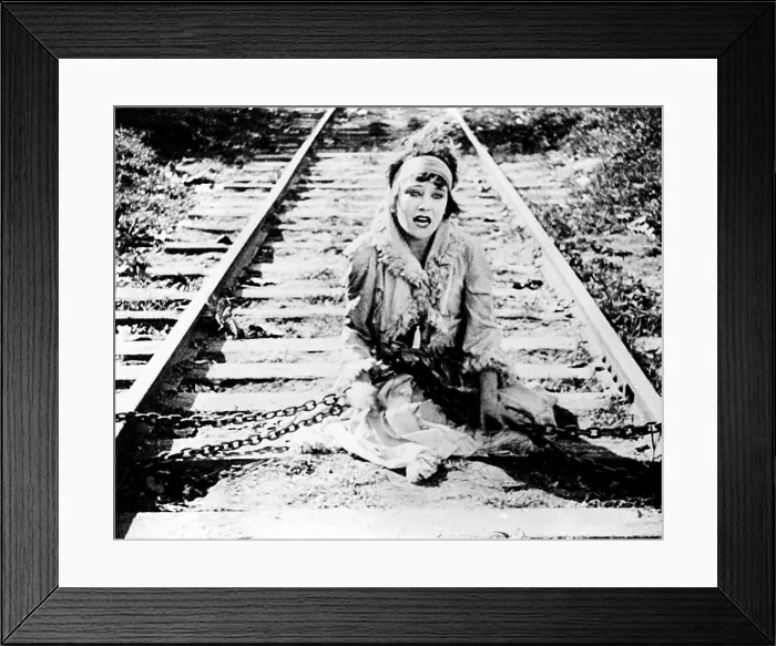 Framed Print : TEDDY AT THE THROTTLE, Gloria Swanson, 1917