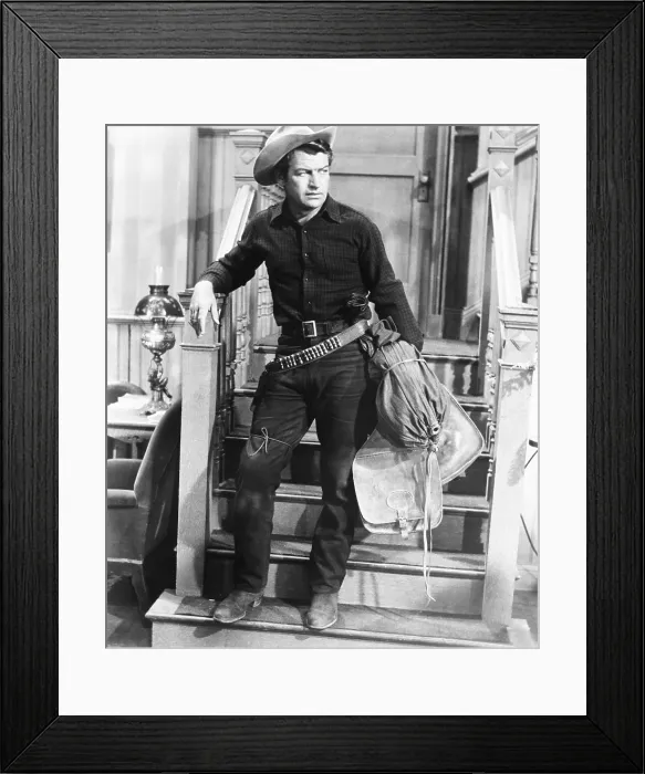 Framed Print : TENSION AT TABLE ROCK, Richard Egan, 1956 Framed Print : TENSION AT TABLE ROCK, Richard Egan, 1956