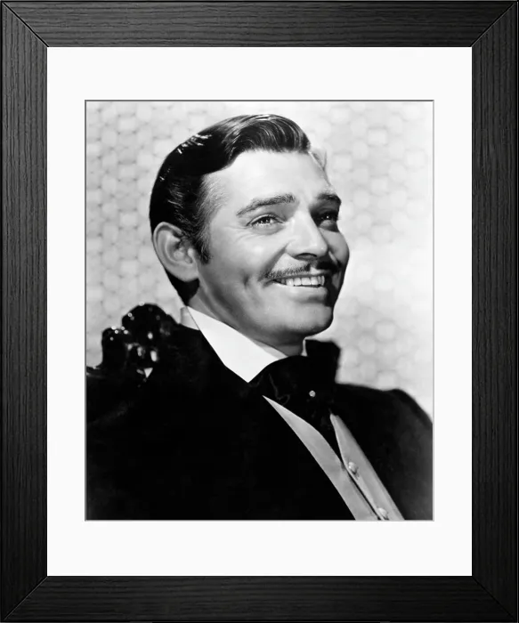 Framed Print : GONE WITH THE WIND, Clark Gable, 1939