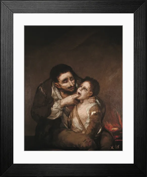 Framed Print : GOYA Y LUCIENTES, Francisco de (1746-1828). Lazarillo de Tormes. 1808-1812. Oil on canvas. Private Collection. - CAGP / Iberfoto / Everett Collection (392602)**US SALES ONLY**
