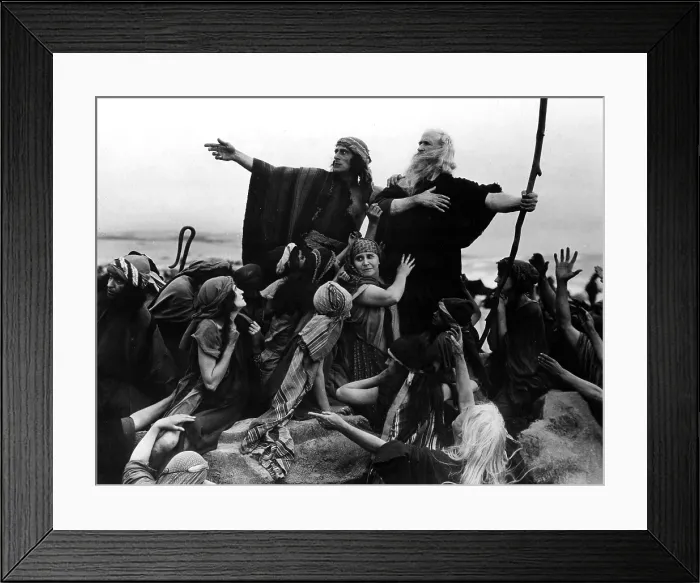 Framed Print : THE TEN COMMANDMENTS, Theodore Roberts as Moses, 1923 Framed Print : THE TEN COMMANDMENTS, Theodore Roberts as Moses, 1923