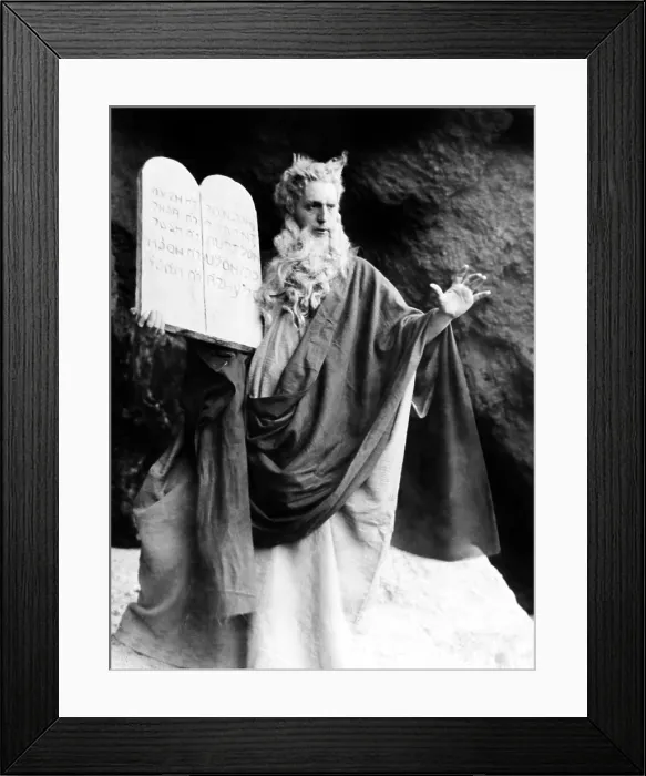 Framed Print : THE TEN COMMANDMENTS, Theodore Roberts, 1923 Framed Print : THE TEN COMMANDMENTS, Theodore Roberts, 1923