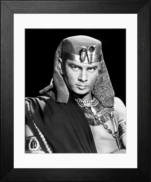 Framed Print : THE TEN COMMANDMENTS, Yul Brynner, 1956
