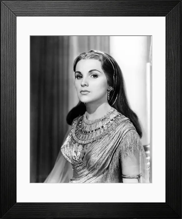 Framed Print : THE TEN COMMANDMENTS, Debra Paget, 1956