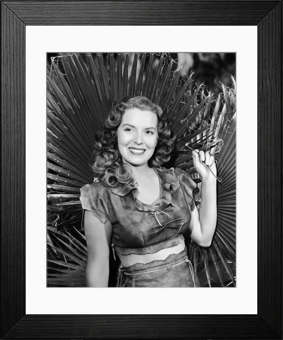 Framed Print : TARZAN AND THE HUNTRESS, Brenda Joyce, 1947 Framed Print : TARZAN AND THE HUNTRESS, Brenda Joyce, 1947