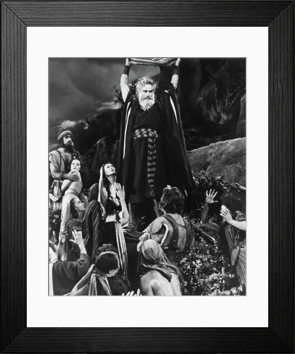 Framed Print : THE TEN COMMANDMENTS, Charlton Heston, 1956