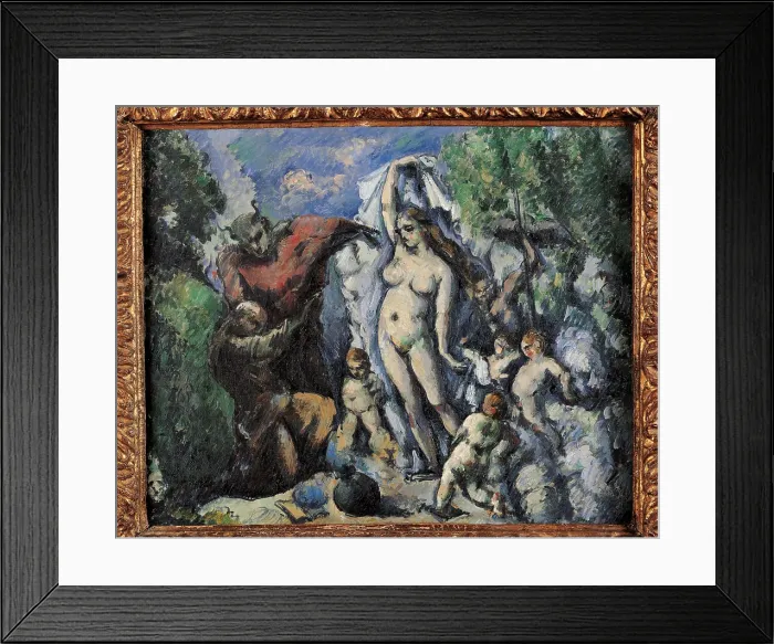 Framed Print : Temptations of St Anthony, by Paul Czanne, 1875 about, 19th Century, oil on canvas, cm 47 x 56 - France, Ile de France, Paris, Muse dOrsay, RF1982-46. All Framed Print : Temptations of St Anthony, by Paul Czanne, 1875 about, 19th Century, oil on canvas, cm 47 x 56 - France, Ile de France, Paris, Muse dOrsay, RF1982-46. All