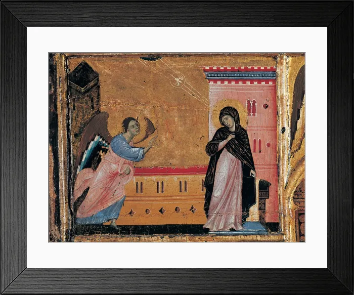 Framed Print : circle Guido da Siena, St Peter and Six Stories, 13th Century, panel, Italy, Tuscany, Siena