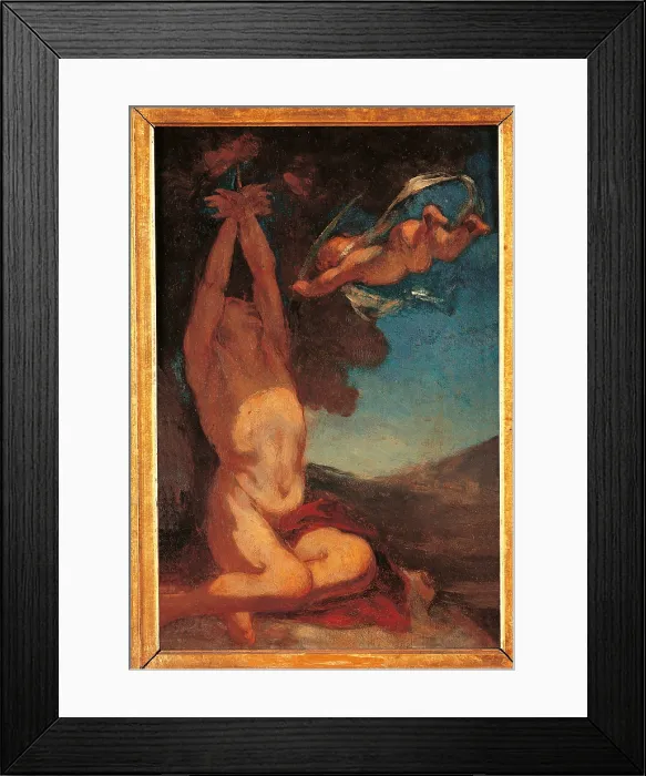 Framed Print : St Sebastian, by Honor Daumier, 1849 - 1851 about, 19th Century, oil on panel, cm 32 x 22 - France, Ile de France, Paris, Muse dOrsay, RF1994-18. All Framed Print : St Sebastian, by Honor Daumier, 1849 - 1851 about, 19th Century, oil on panel, cm 32 x 22 - France, Ile de France, Paris, Muse dOrsay, RF1994-18. All