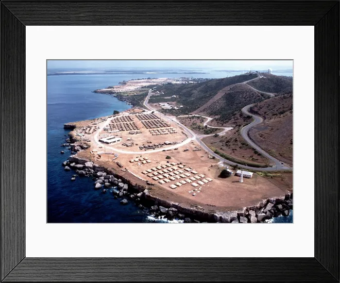 Framed Print : Aerial view of the U.S. Naval Station Guantanamo Bay Cuba. Jul. 1 1994. Photo by:Everett Collection(BSLOC_2011_6_172) Framed Print : Aerial view of the U.S. Naval Station Guantanamo Bay Cuba. Jul. 1 1994. Photo by:Everett Collection(BSLOC_2011_6_172)